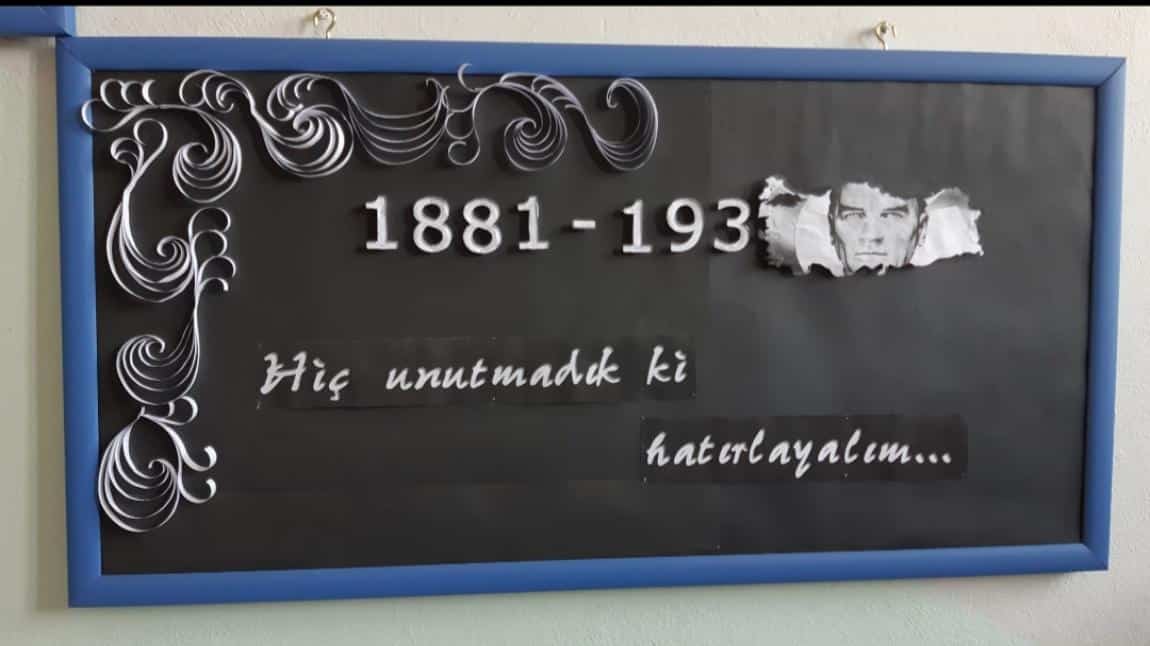 10 Kasım Gazi Mustafa Kemal Atatürk'ü Anma Programımızı Gerçekleştirdik
